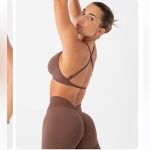 Velocity V Sculpt Bralette - Chocolate